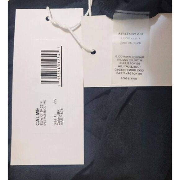 NWT - Calme by Johnny Was Racerback Tank - Size XL - Picture 8 of 8